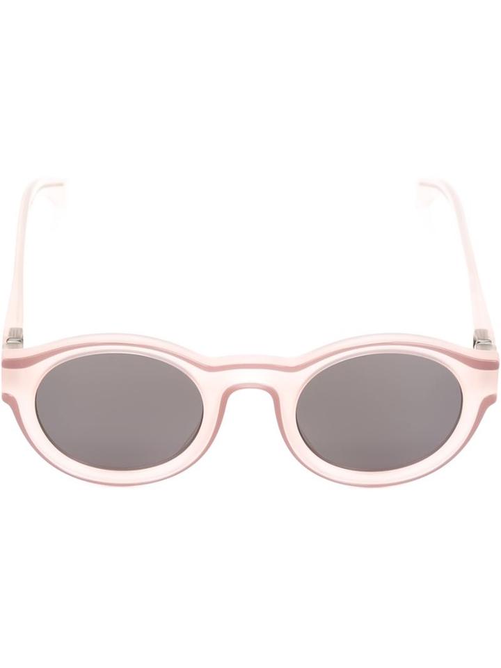 Mykita Mykita X Maison Margiela Round Sunglasses, Adult Unisex, Pink/purple, Acetate