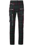 Undercover Tartan Trousers - Green