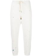 The Great Cropped Paint Splat Joggers - Nude & Neutrals