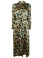 L'autre Chose Long Shirt Dress - Green