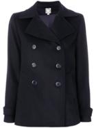 Ines De La Fressange Double-breasted Fitted Coat - Blue