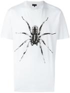 Lanvin Spider Print T-shirt, Men's, Size: Medium, White, Cotton