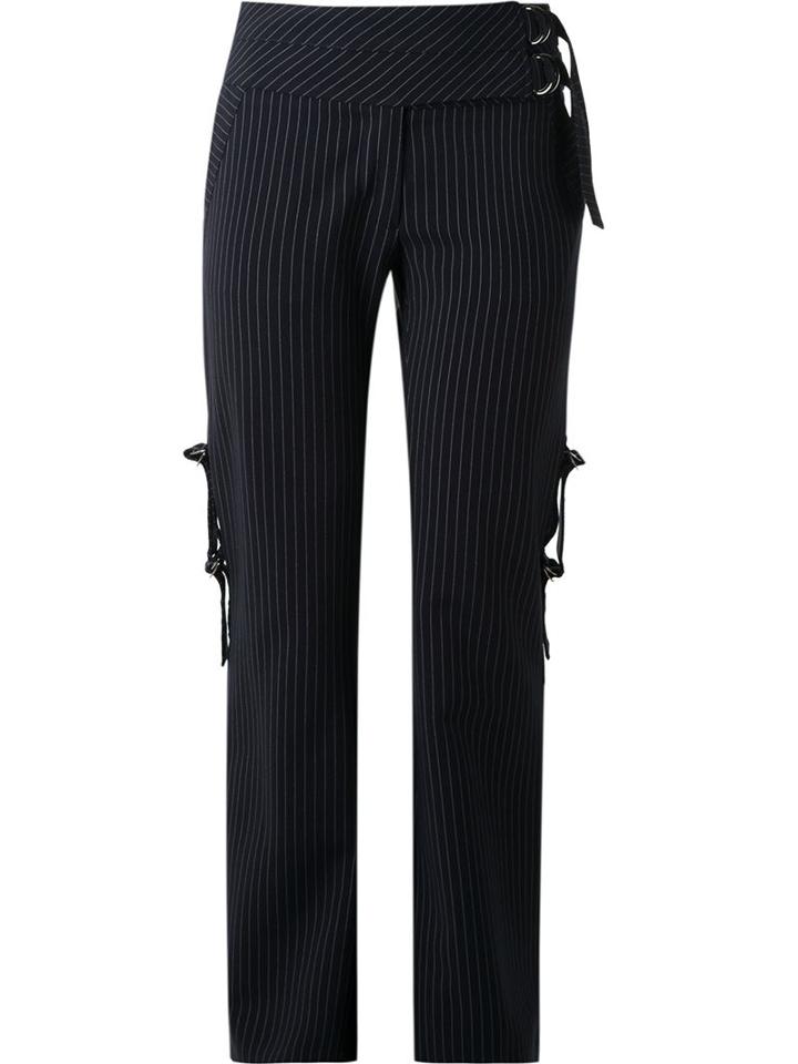 Giuliana Romanno Pinstripe Flared Trousers