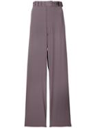 Lemaire Lemaire Hose Trousers - Pink & Purple