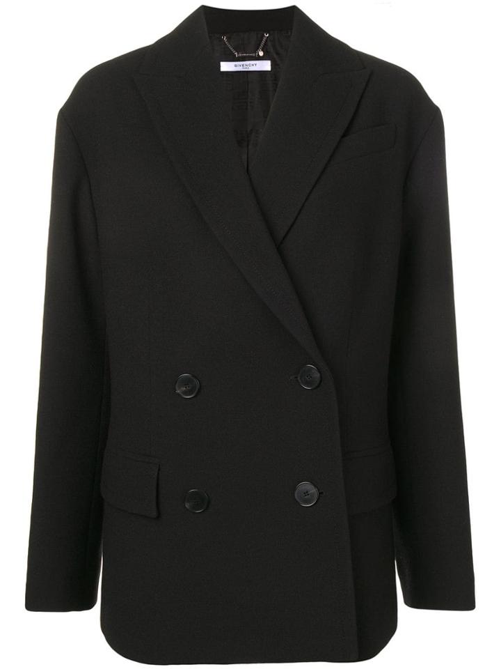 Givenchy Oversized Double-breasted Jacket - Black
