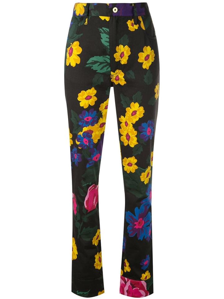 Marques'almeida Floral Print Trousers - Multicolour
