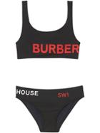 Burberry Horseferry Print Bikini - Black