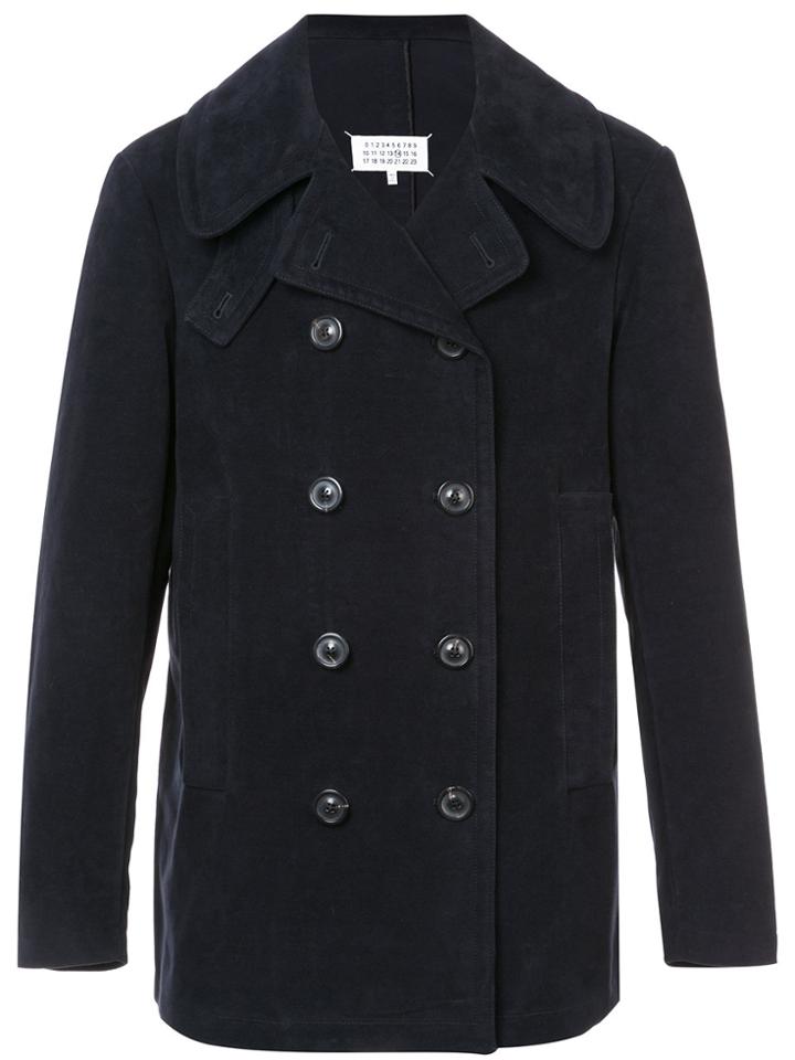 Maison Margiela Classic Double-breasted Coat - White