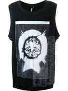 Liam Hodges Patch Tank Top, Men's, Size: L, Black, Cotton