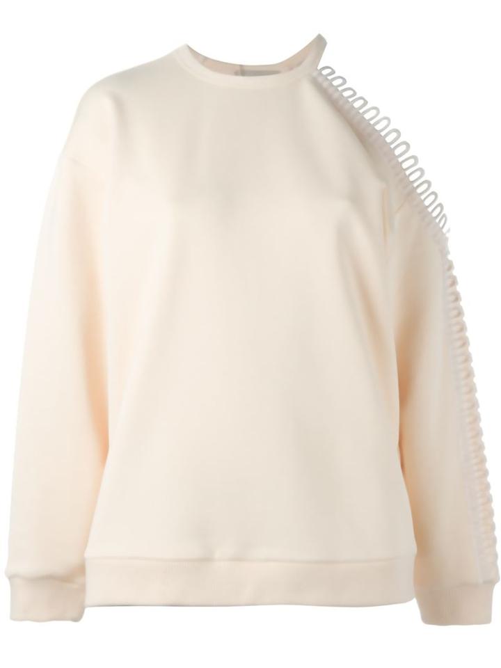 Christopher Kane Loop Detail Cold Shoulder Sweatshirt