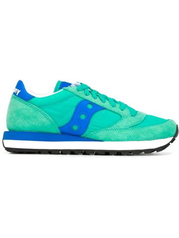 Saucony Jazz Original Sneakers, Women's, Size: 9.5, Green, Neoprene/suede/cotton/rubber