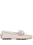 Salvatore Ferragamo Logo Horsebit Loafers - Neutrals