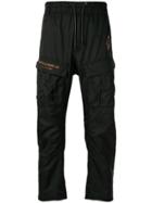 Marcelo Burlon County Of Milan Fire Cross Track Trousers - Black
