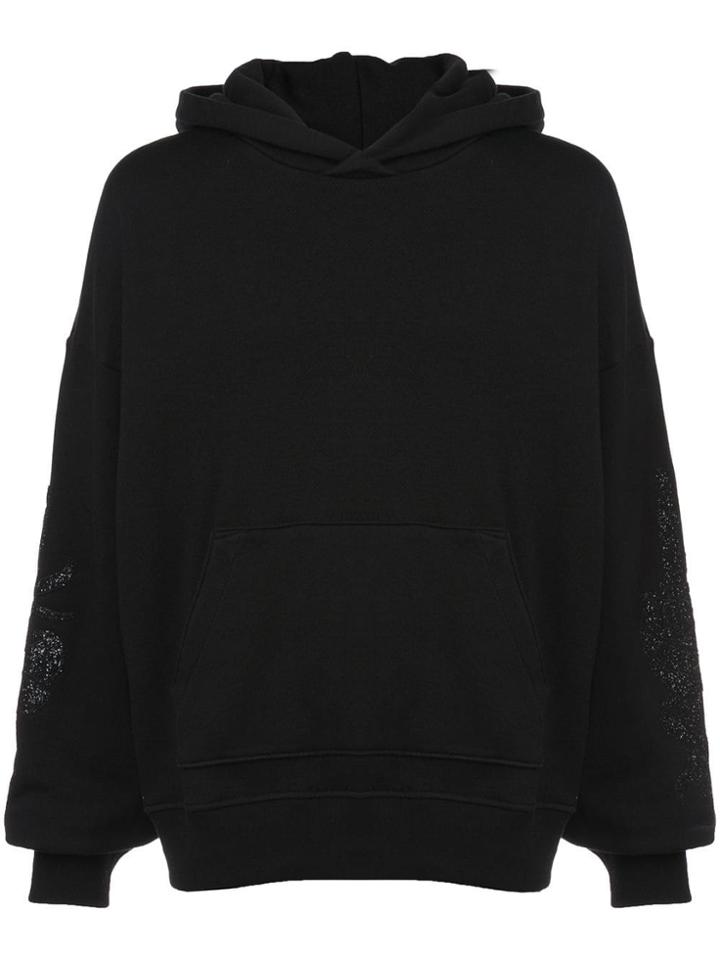Amiri Sleeve-embellished Hoodie - Black