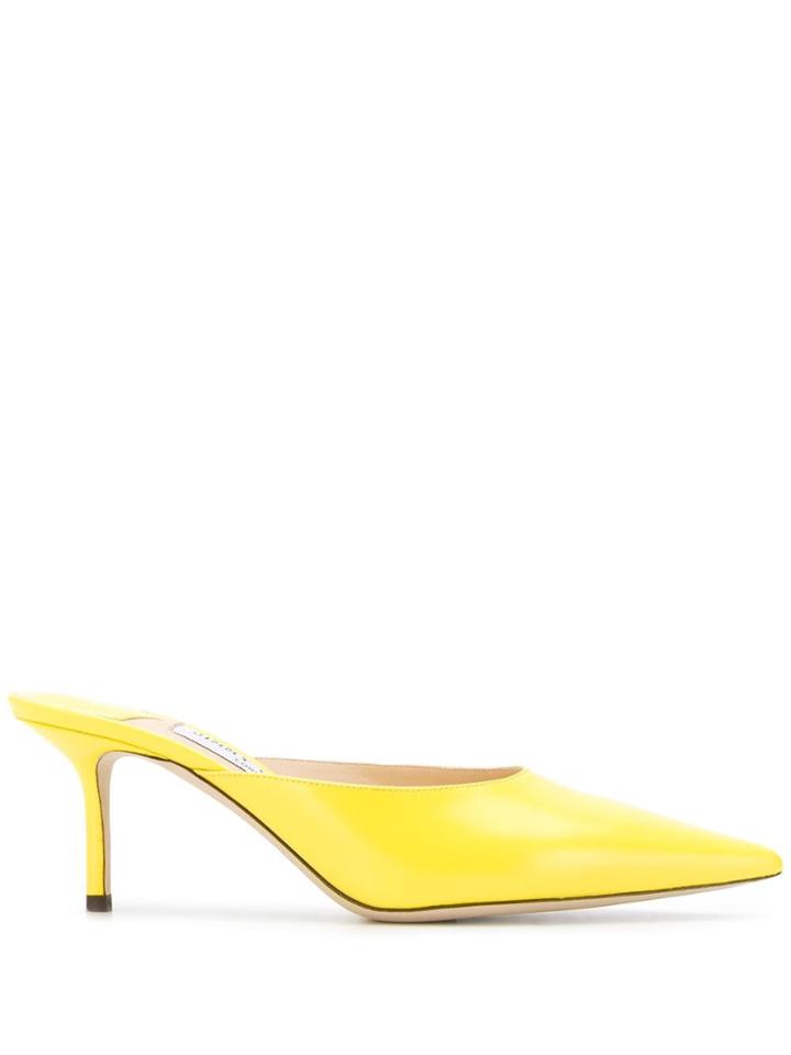 Jimmy Choo Rav 65 Mules - Yellow
