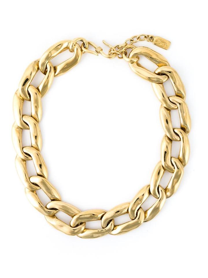 Yves Saint Laurent Vintage Gourmette Chain Necklace