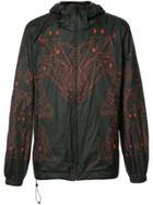 Marcelo Burlon County Of Milan Graphic-print Wind Breaker - Black