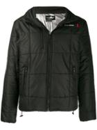 Plein Sport Embroidered Logo Padded Jacket - Black