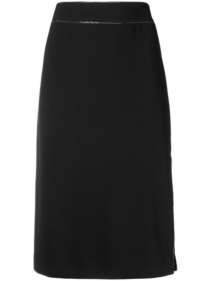Boutique Moschino High Waisted Pencil Skirt - Black