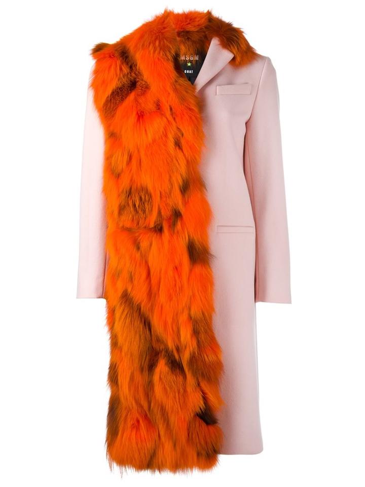 Msgm Panelled Coat
