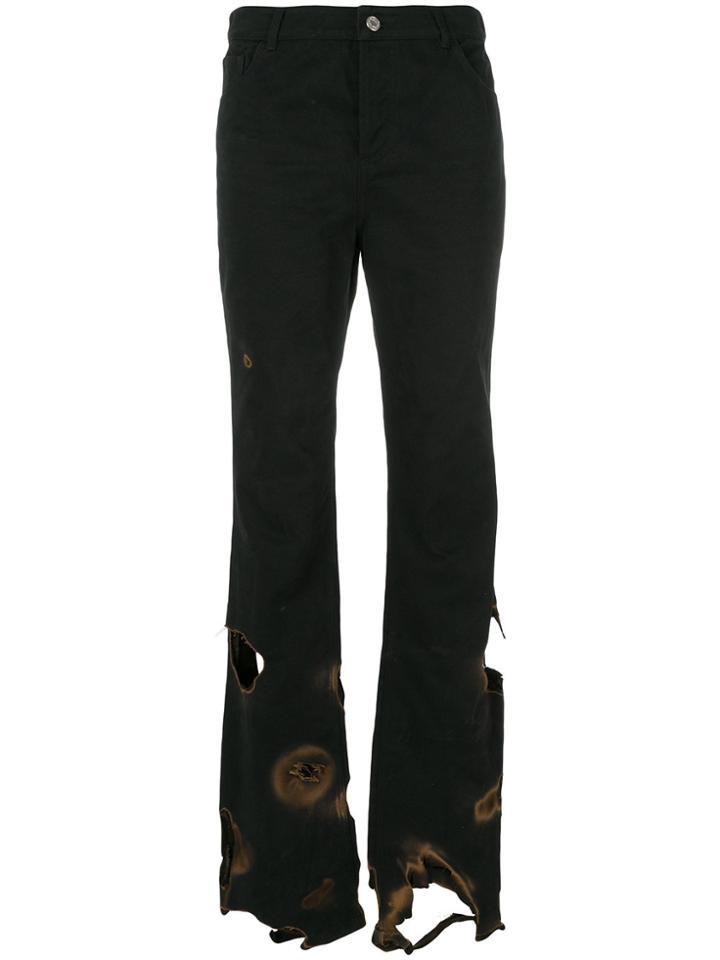 Ottolinger Burnt Out Detail Trousers - Black