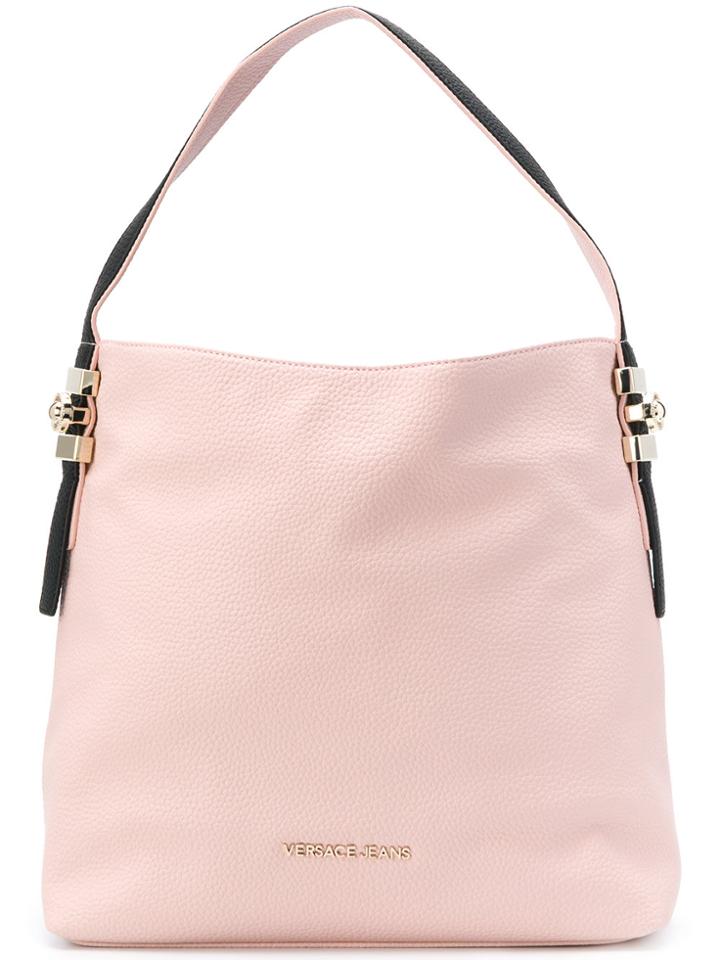 Versace Jeans Front Logo Shoulder Bag - White