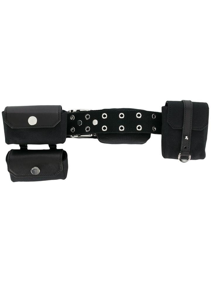 Jw Anderson Multiple Pocket Belt - Black