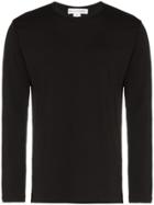 Comme Des Garçons Shirt Logo Printed Cotton T-shirt - Black