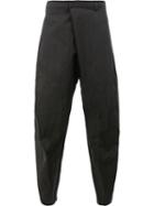 Julius Loose Fit Wrap Trousers, Men's, Size: 3, Black, Cotton/nylon