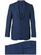 Canali - Two Piece Suit - Men - Cupro/wool - 48, Blue, Cupro/wool