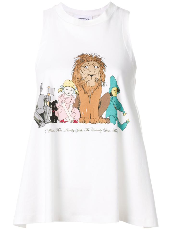 Scrambled Ego The Wizard Of Oz Tank Top - White