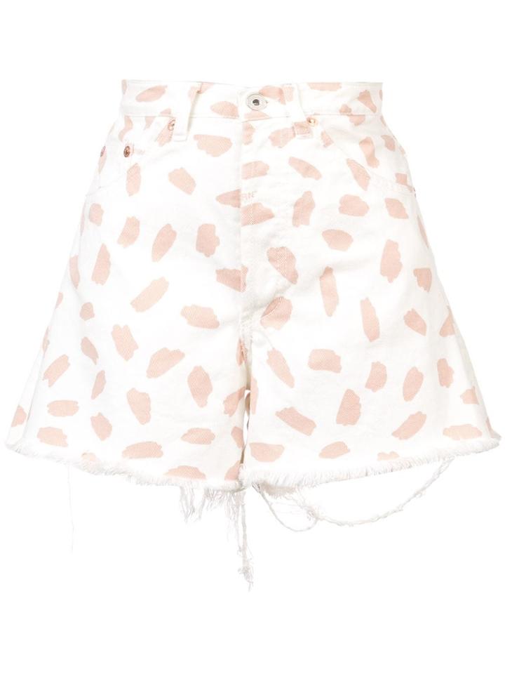 Off-white Printed Shorts