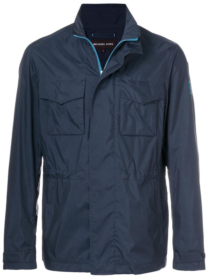 Michael Michael Kors High-collar Field Jacket - Blue