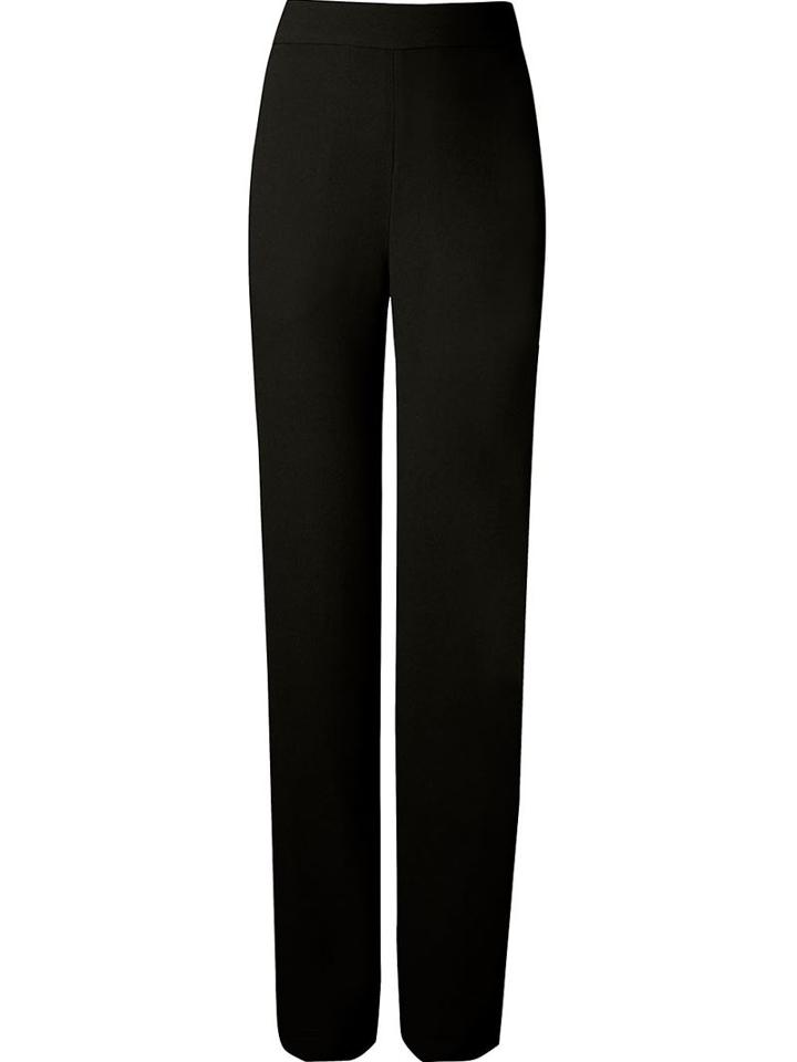 Andrea Marques High Waisted Tailored Trousers, Women's, Size: 36, Black, Acetate/viscose