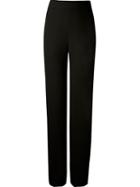 Andrea Marques High Waisted Tailored Trousers, Women's, Size: 36, Black, Acetate/viscose