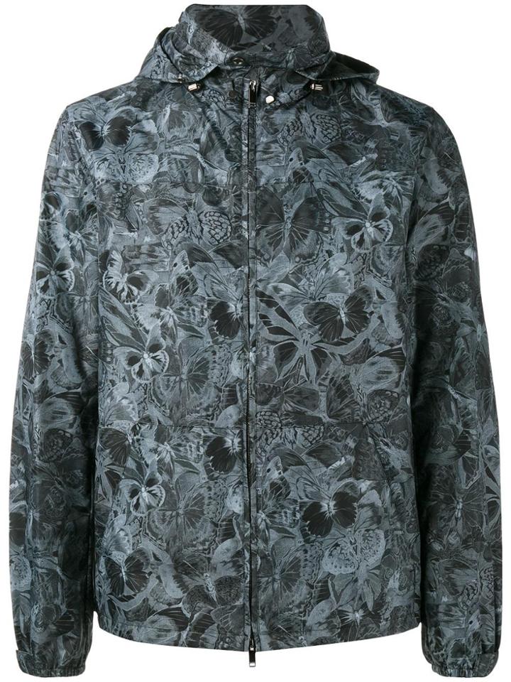 Valentino Butterfly Print Jacket - Grey