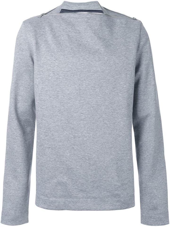 Juun.j Zip Detail Sweatshirt