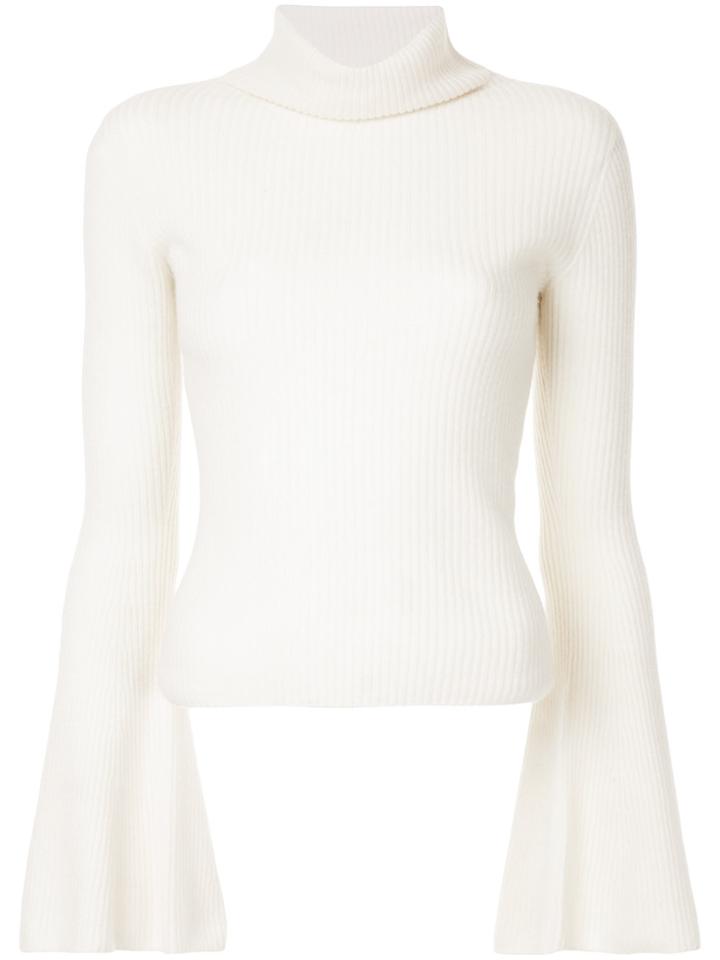 Aula Roll Neck Jumper - White