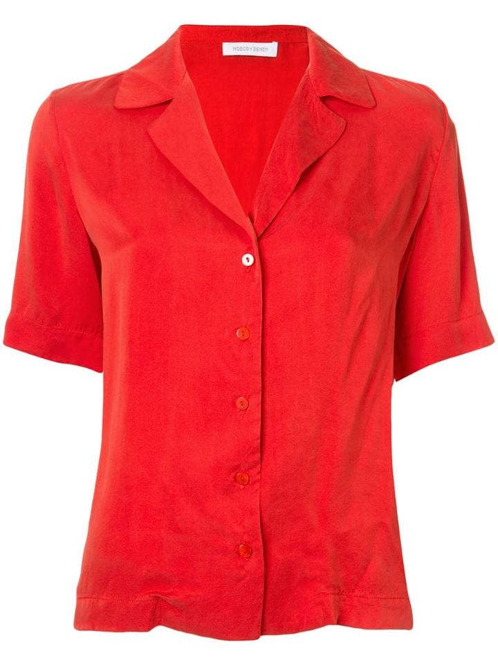 Nobody Denim Gallery Short-sleeved Shirt - Red