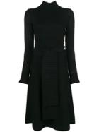 Dorothee Schumacher High Neck Knit Dress - Black