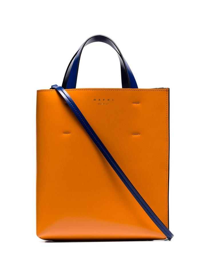 Marni Medium Museo Tote - Orange