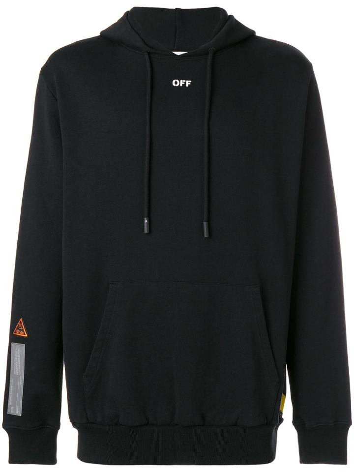 Off-white Industrial Tape Hoodie - Black