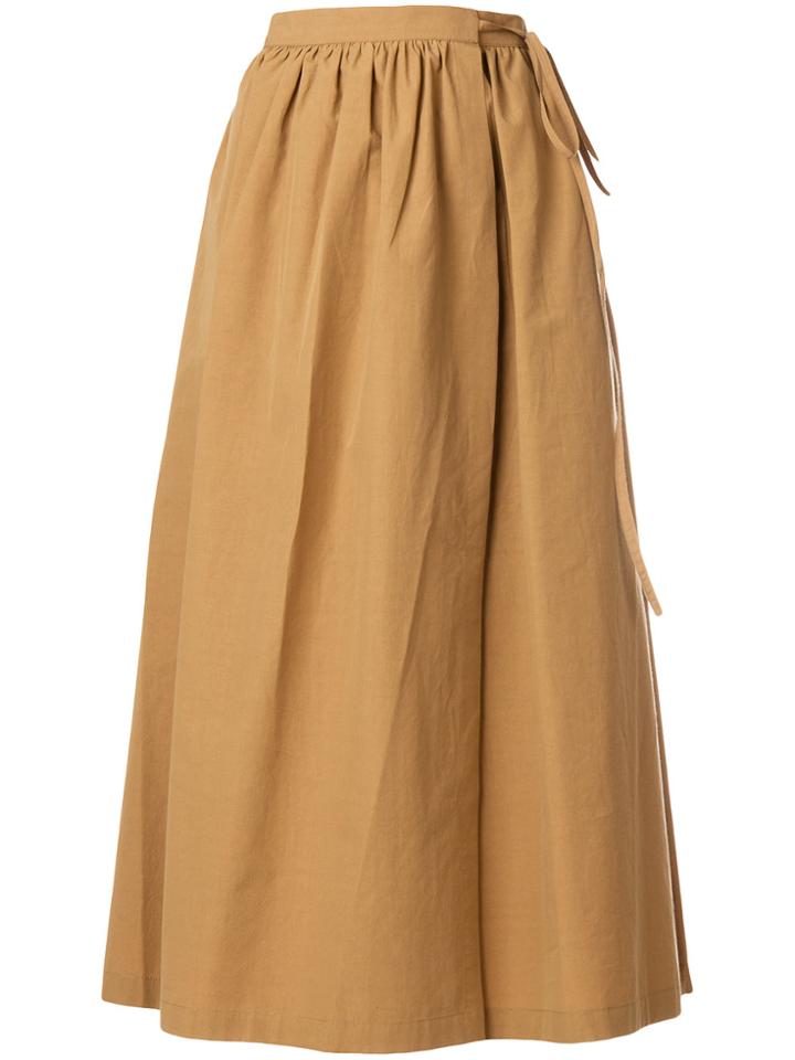 Cristaseya Tie Waist Skirt - Brown