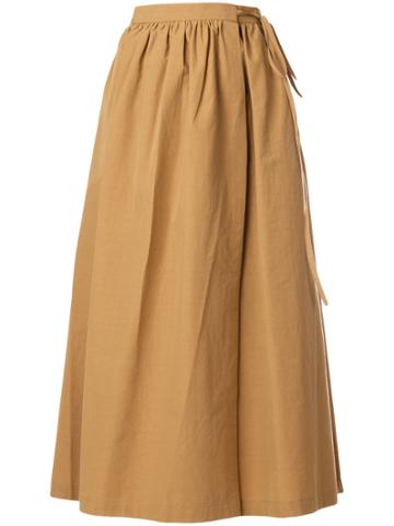 Cristaseya Tie Waist Skirt - Brown