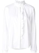 Red Valentino Ruffle Collar Shirt - White