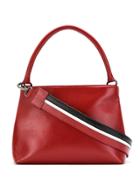 Mara Mac Leather Trapeze Bag - Red