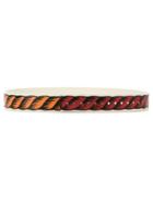 À La Garçonne Handpainted Leather Belt - Multicolour