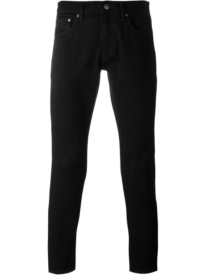 Michael Kors Stretch Skinny Jeans, Men's, Size: 36, Black, Cotton/spandex/elastane