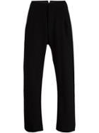 Uma Wang Regular Fit Trousers, Men's, Size: Medium, Black, Virgin Wool