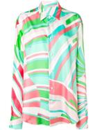 Emilio Pucci Geometric Print Shirt - Green